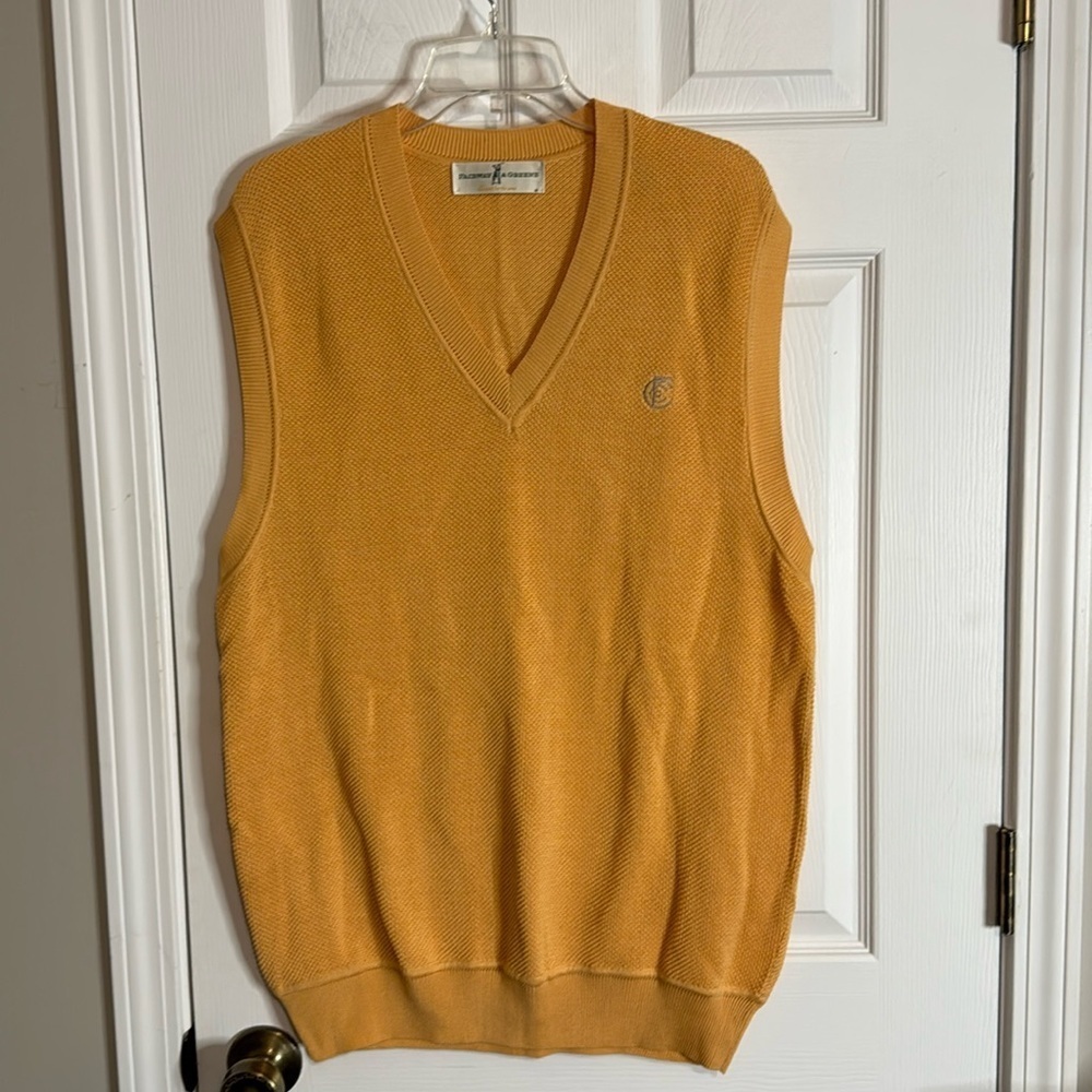 Fairway & Greene Men's Golf Pullover Sweater Vest - Size L